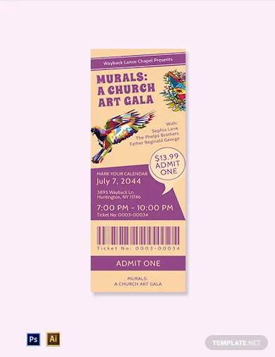 church-gala-ticket-template