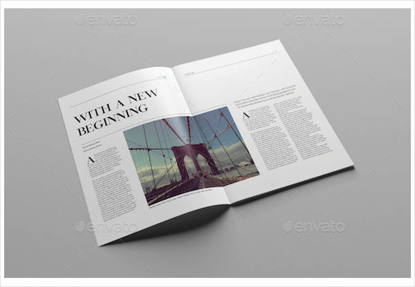 clean lifestyle magazine template
