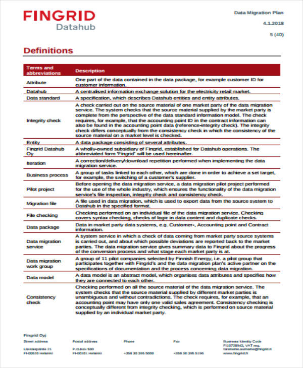 4 Migration Project Plan Templates PDF