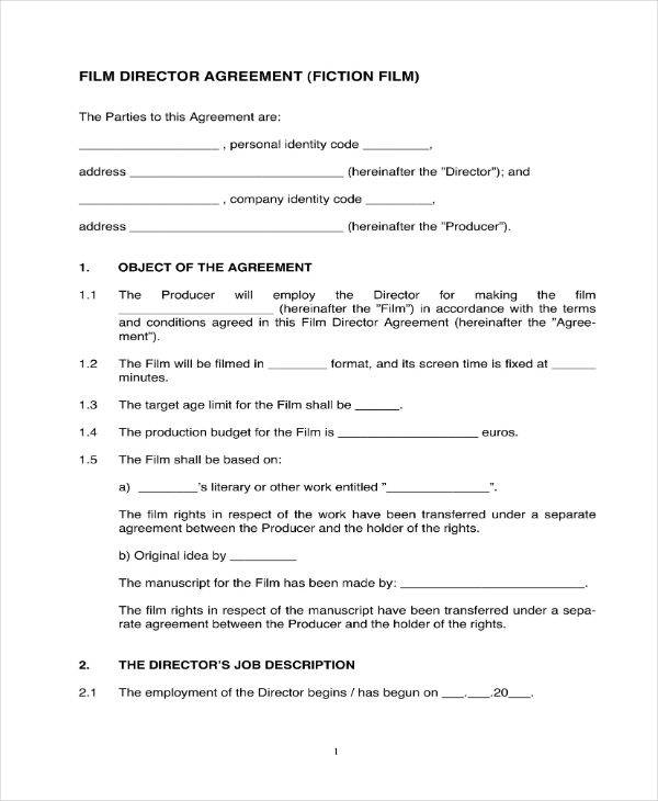 director-contract-agreement-sample