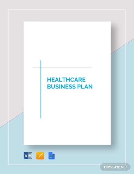 business plan template healthcare