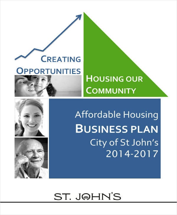 housing business plan sample