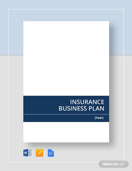 insurance business plan template