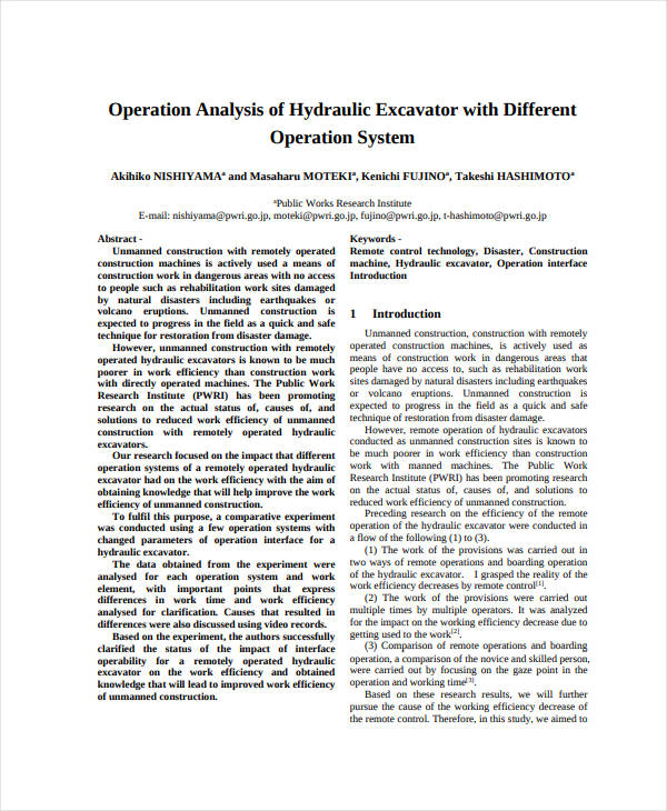 operation-analysis-of-hydraulic-excavator