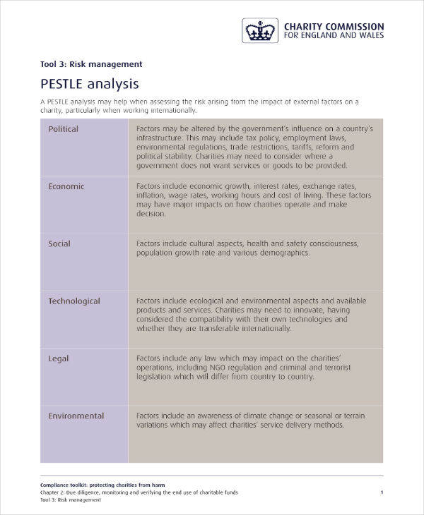 pestle analysis example