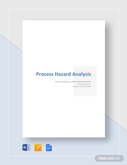 process hazard analysis template