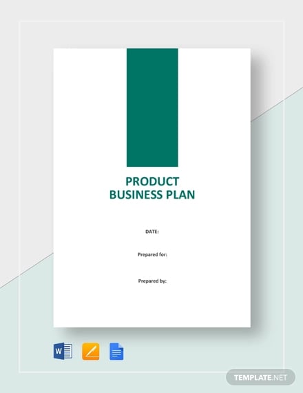 product business plan template