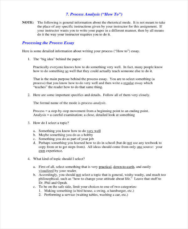 process analysis essay penn foster