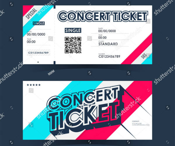 15+ Musical Concert Ticket Designs & Templates PSD, AI, Word