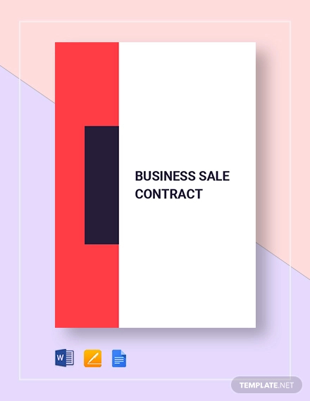 contrat de vente d'entreprise contrat