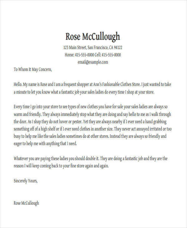 Customer Appreciation Letter Sample from images.template.net