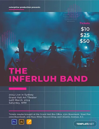 band concert poster template