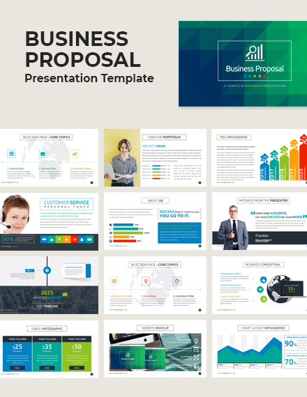 business proposal presentation template