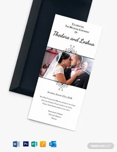 classic wedding invitation card template