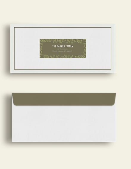 family-address-label-template