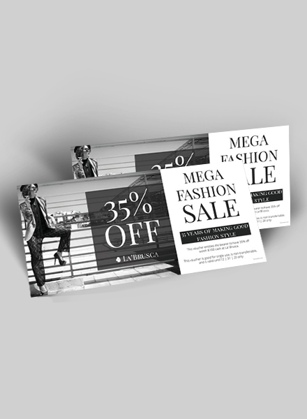 Fashion Sale Discount Voucher Example