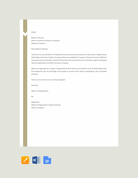 9 Donation Letter Templates