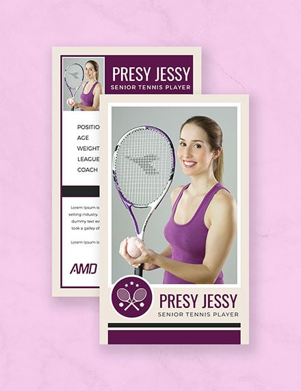 free-senior-tennis-trading-card-template