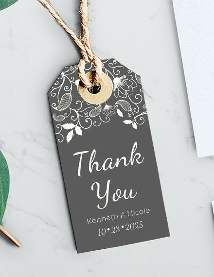 free wedding favor label template