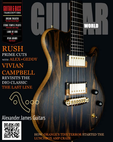 guitar magazine cover