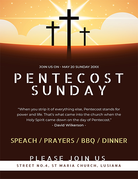 pentecost-sunday-church-invitation-template
