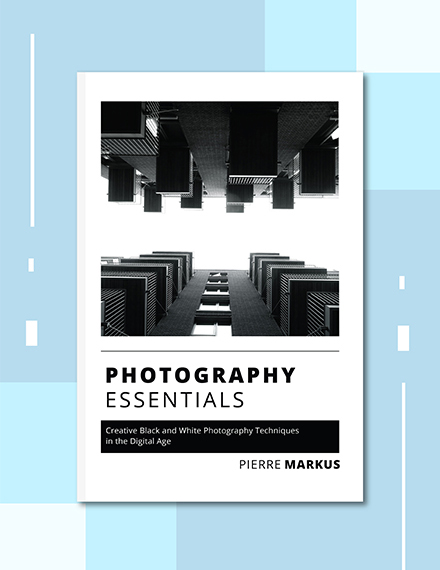 Photo Book Cover Template Example