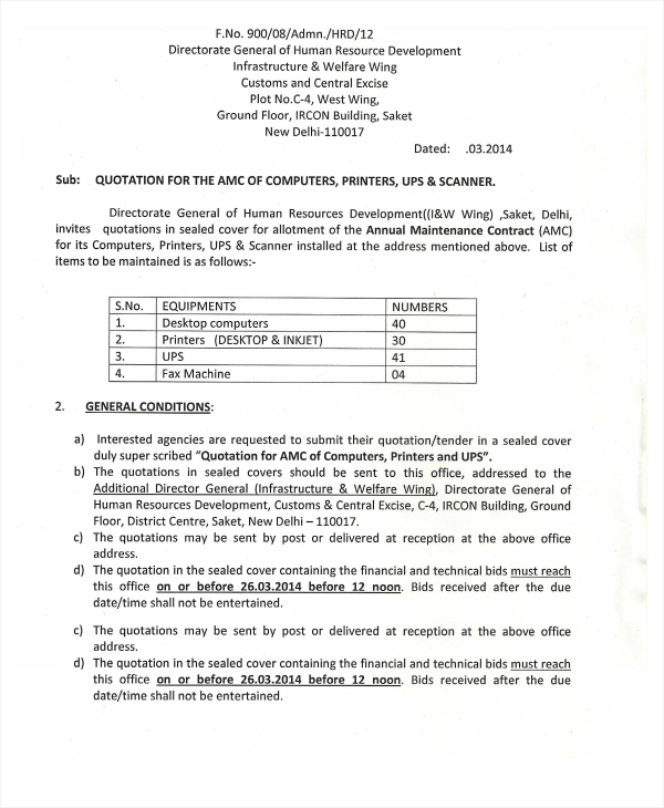 16+ Computer Quotation Templates PDF, DOC