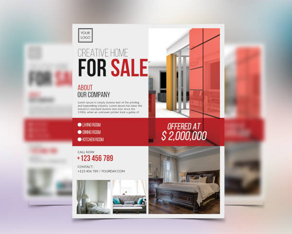 real estate flyer example