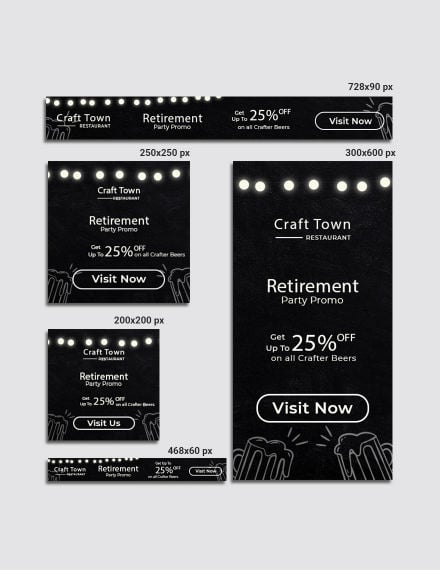 retirement-party-banner-template