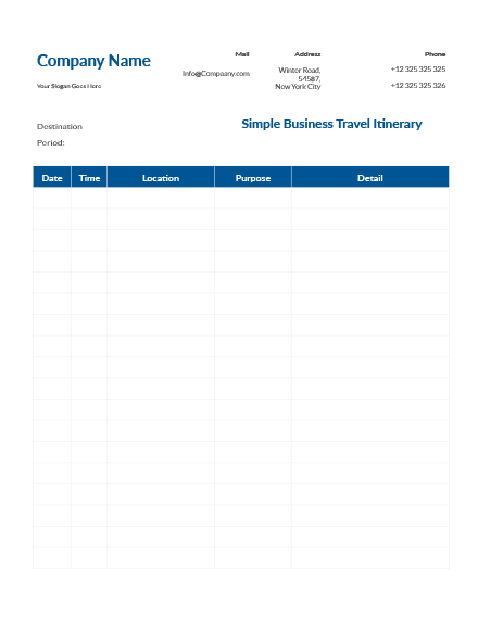 18+ Itinerary Templates - DOC, Pages, Google Docs, PDF