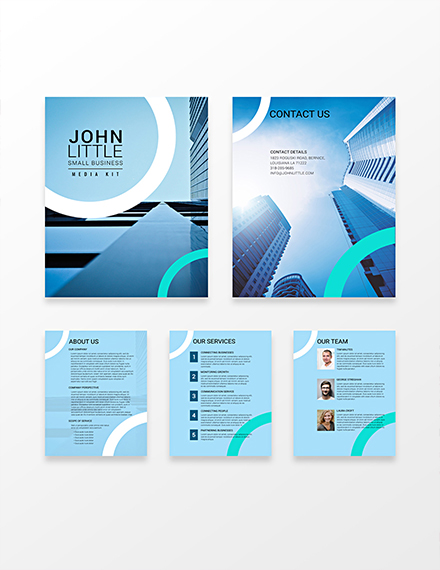 small business media kit template