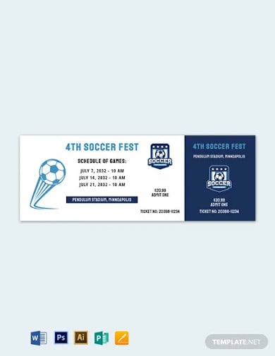 soccer-schedule-event-ticket-template