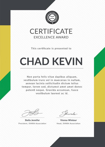 Softball Certificate 1 440x616