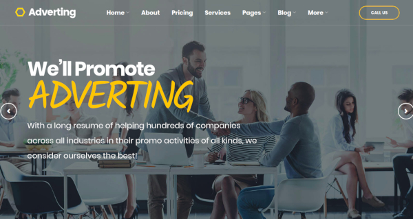 adverting marketing agency theme
