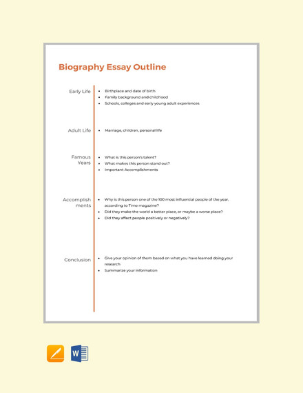 25+ Essay Outline Templates - PDF, DOC | Free & Premium Templates