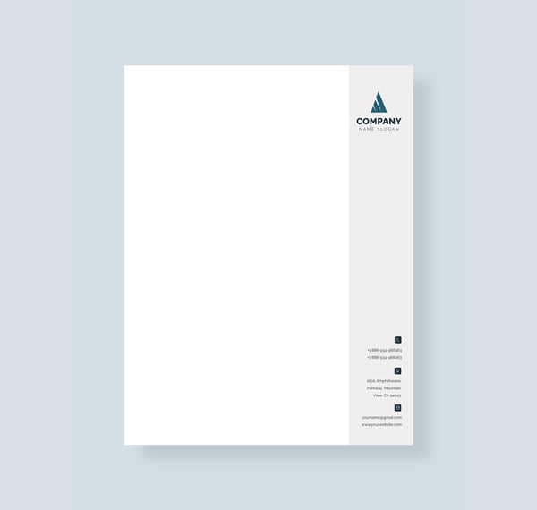 business letterhead format