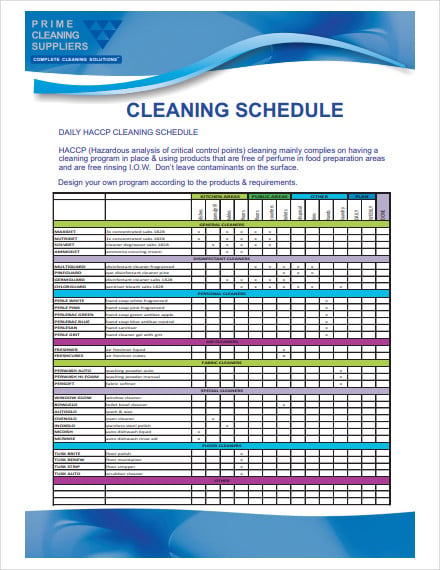 cleaning-schedule