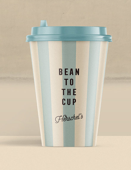 coffee cup label sample