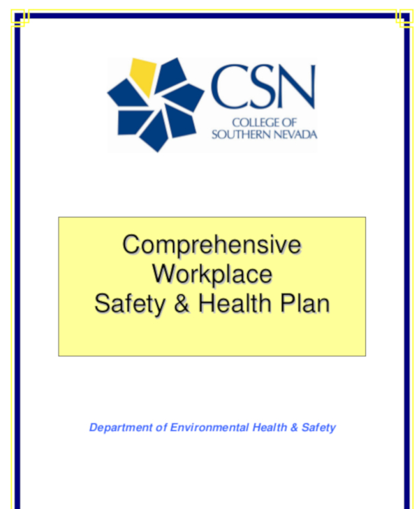 comprehensive work place safety workplace