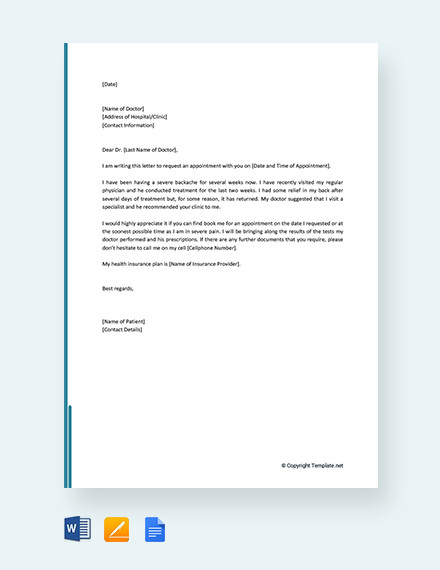 10 Doctor Appointment Letter Templates DOC PDF