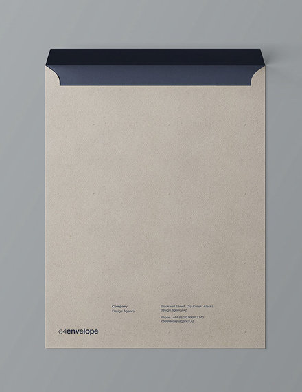 envelope design mockup sample