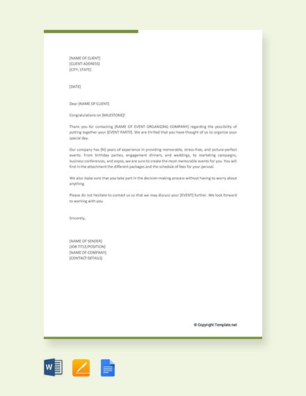 business proposal letter to company
