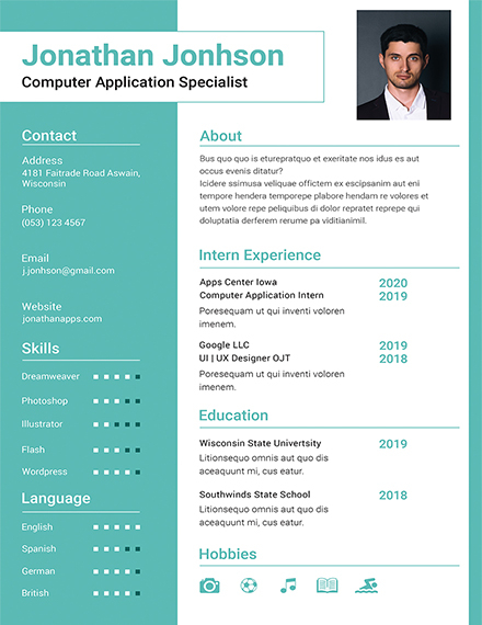 free bca fresher resume template