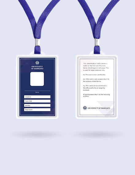 free blank id card template