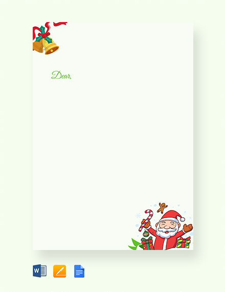 christmas letter templates