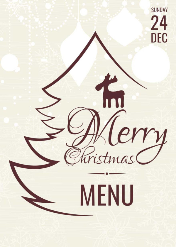 35 Sample Christmas Menu Templates PSD DOC Apple Pages Free 