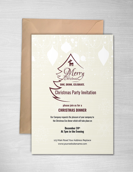 37+ Christmas Party Invitation Templates - PSD, Vector AI, EPS