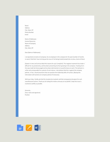 free-complaint-letter-about-your-boss-template
