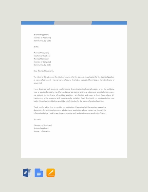 Resume Covering Letter Samples Free from images.template.net