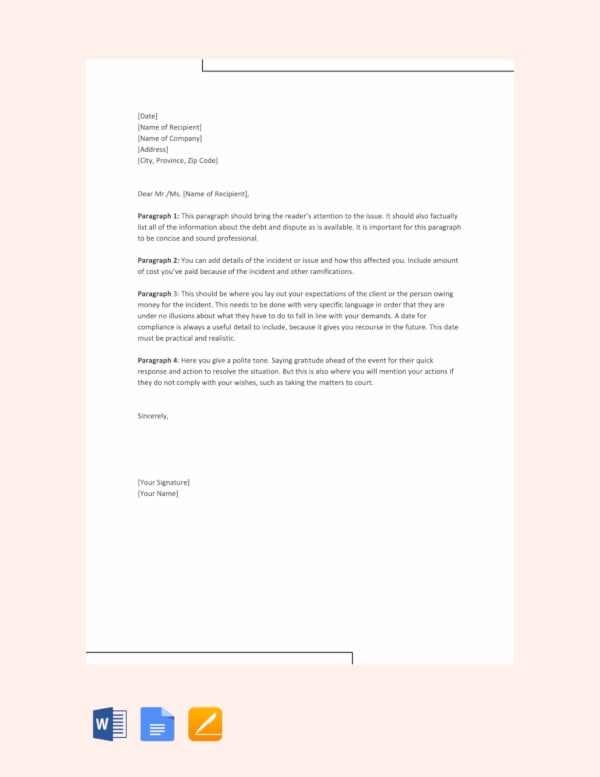 61+ Formal Letter Format Template | Free & Premium Templates